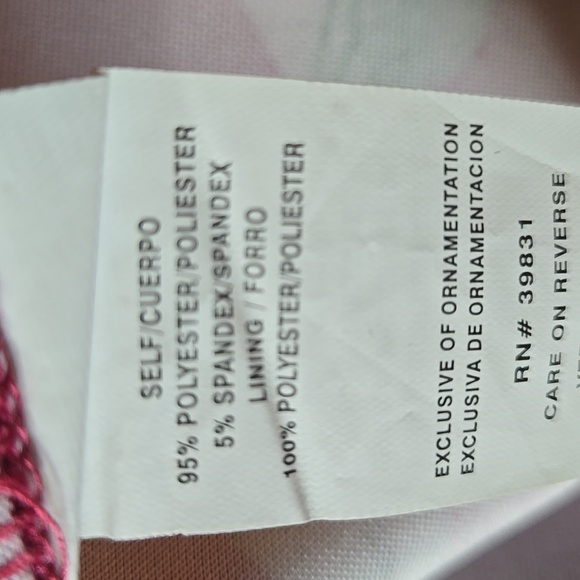 Sequin Hearts-Pink V neck sleeveless floral dress Fit N Flare Sz 3 junior NWT. - Picture 9 of 9